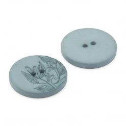 Dritz Buttons & Cover Buttons Recycled Hemp Round Floral Button, 23mm, 2 Pc 48 Dritz Buttons & Cover Buttons Recycled Hemp Round Floral Button, 23mm, 2 Pc