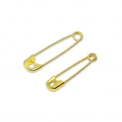 Dritz Safety Pins, Assorted Sizes, Gilt, 50 Pc Pins & Accessories