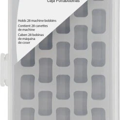 Dritz Bobbin Box, Stores 28 Bobbins Sewing Baskets & Storage