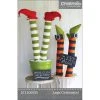 Indygo Junction Legs Celebrate Stuffed Witch & Elf Decor Pattern