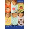 Indygo Junction Apparel Reversible Crossover Applique Bibs Pattern