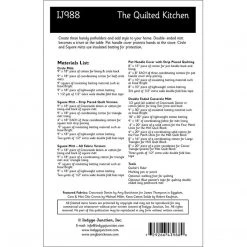 Indygo Junction The Quilted Kitchen Potholder Pattern, PDF Download