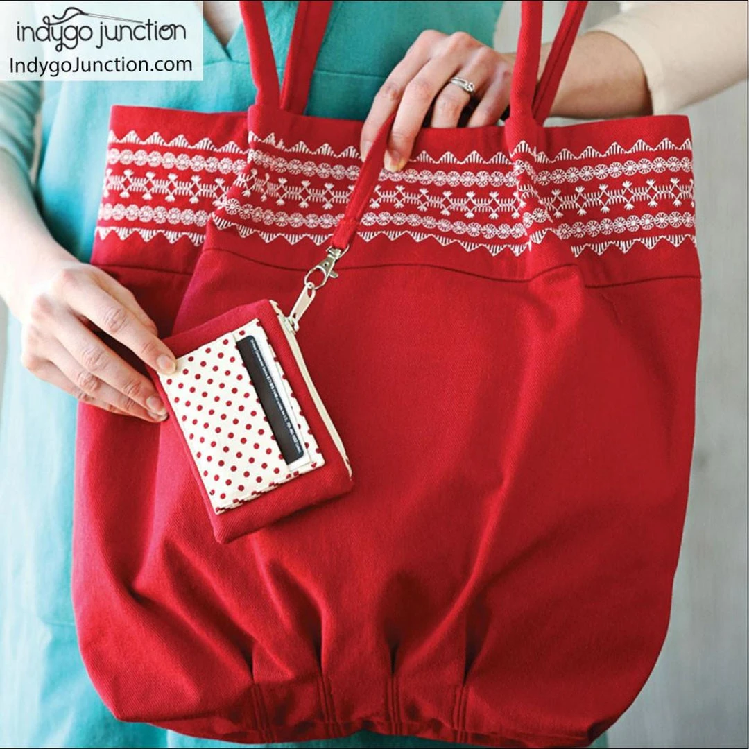 Indygo Junction Purses & Accessories Stitched Top Tote Pattern, PDF Download 5 Indygo Junction Purses & Accessories Stitched Top Tote Pattern, PDF Download