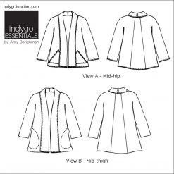 Indygo Junction Apparel Swing Jacket Pattern