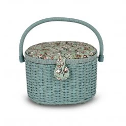 Dritz Oval Weaved Sewing Basket, Small Sewing Baskets & Storage