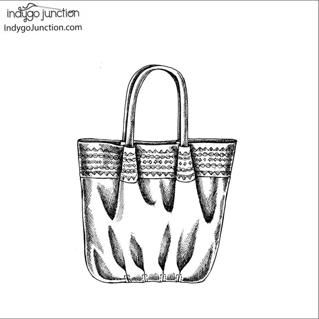 Indygo Junction Purses & Accessories Stitched Top Tote Pattern, PDF Download 4 Indygo Junction Purses & Accessories Stitched Top Tote Pattern, PDF Download