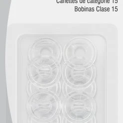 Dritz Class 15 Bobbins, Plastic
