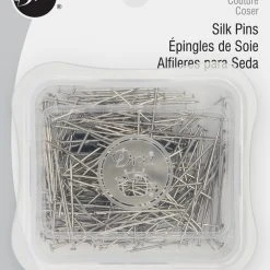 Dritz Pins & Accessories 1-1/16" Silk Pins, Nickel, 200 Pc