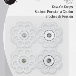 Dritz Sew-On Snaps, 2 Sets, Size 25mm