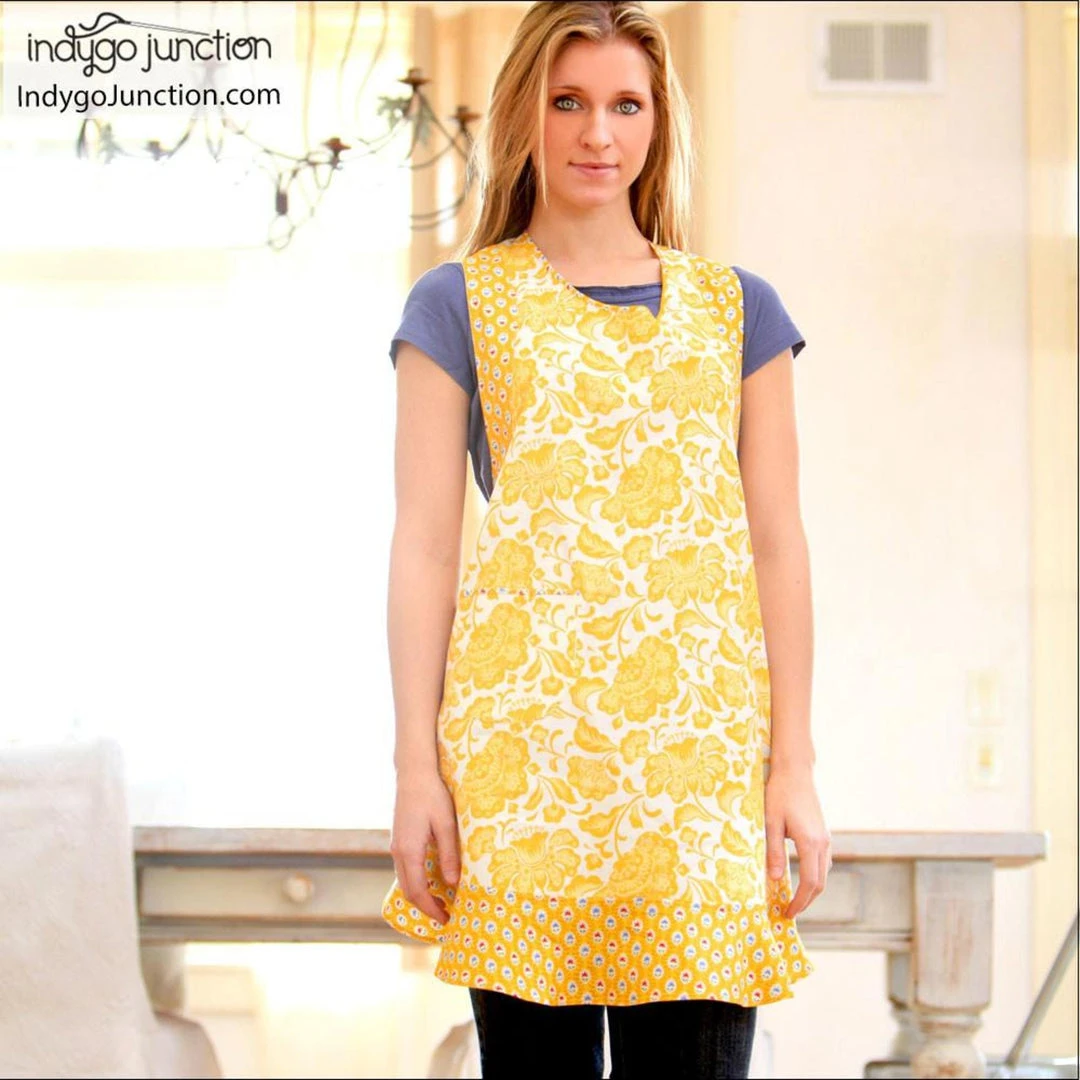 Indygo Junction All Day Apron Pattern, Shippable Aprons 7 Indygo Junction All Day Apron Pattern, Shippable Aprons