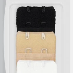 Dritz 1-1/4" Soft Bra-Back Extenders, Assorted, 3 Pc