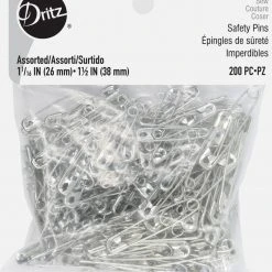 Dritz 1-1/16" Safety Pins, Silver, 200 Pc