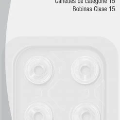 Dritz Class 15 Bobbins, Plastic