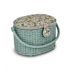 Dritz Oval Weaved Sewing Basket, Small Sewing Baskets & Storage