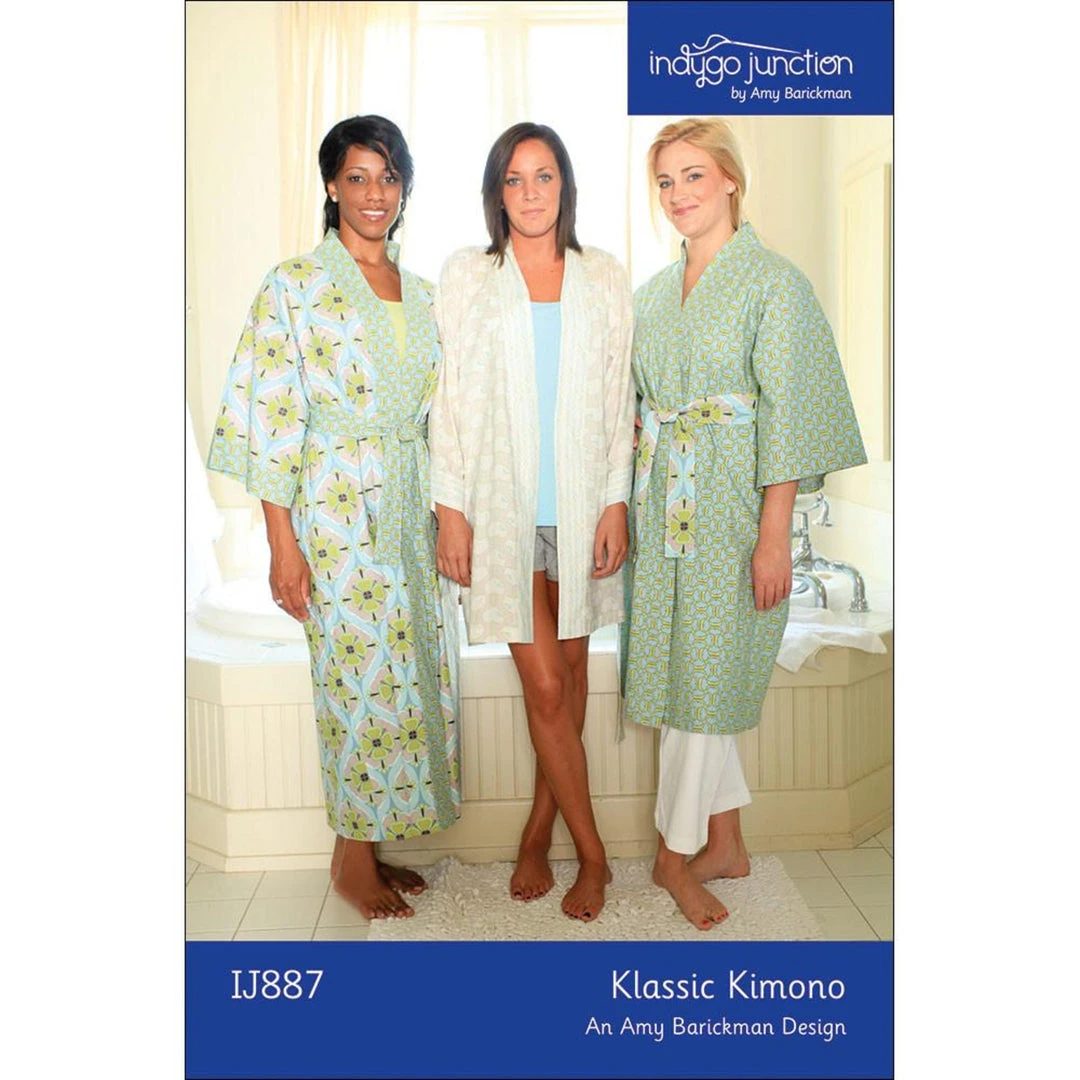 Indygo Junction Klassic Kimono Robe Pattern, Shippable Apparel 3 Indygo Junction Klassic Kimono Robe Pattern, Shippable Apparel