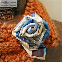 Indygo Junction Recycled Turn-A-Tie Flower Pattern, PDF Download