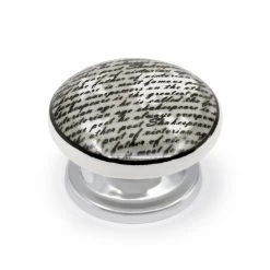 Dritz Ceramic Script Knob Outlet