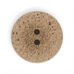 Dritz Recycled Coffee Round Button, 34mm, Medium Brown Buttons & Cover Buttons