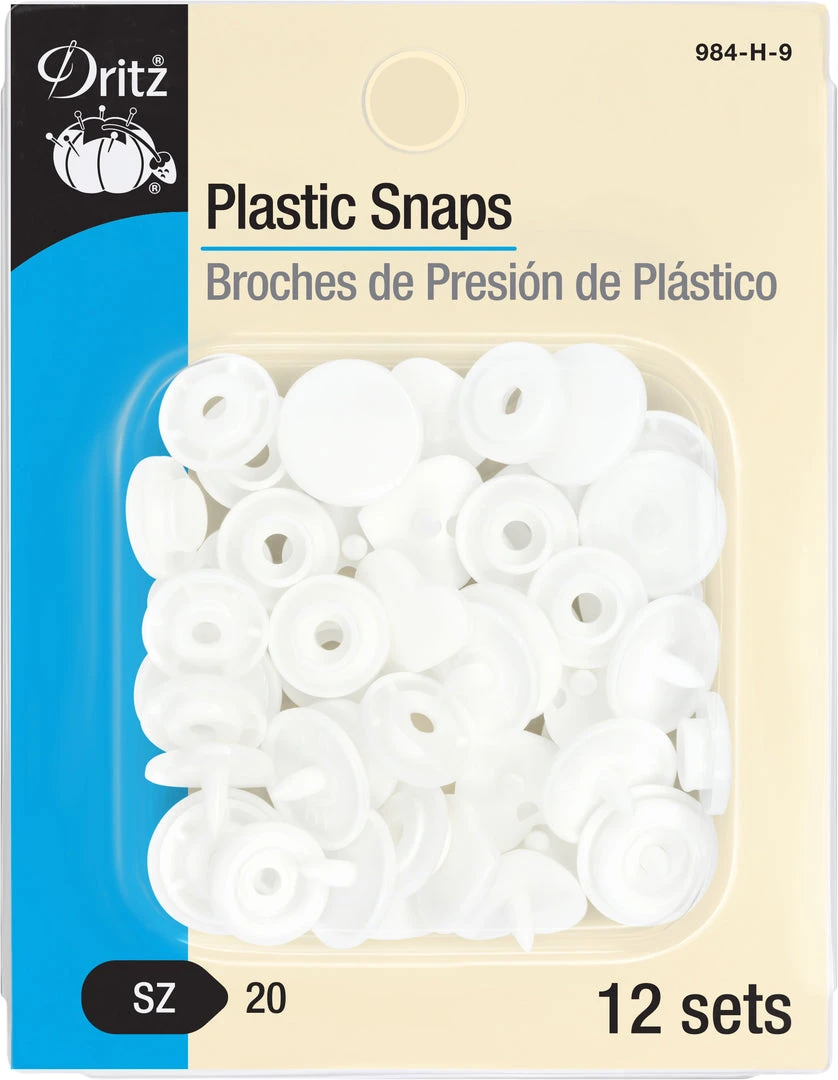 Dritz Plastic Color Heart Snaps, 12 Sets 3 Dritz Plastic Color Heart Snaps, 12 Sets