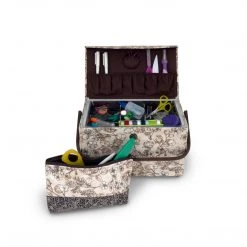 Dritz Sewing Baskets & Storage Rectangular Sewing Basket With Zippered Case, Medium 12 Dritz Sewing Baskets & Storage Rectangular Sewing Basket With Zippered Case, Medium