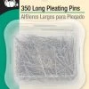 Dritz 1-1/16" Long Pleating Pins, Nickel, 350 Pc