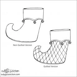 Indygo Junction Elf Loot Boot Pattern Holiday