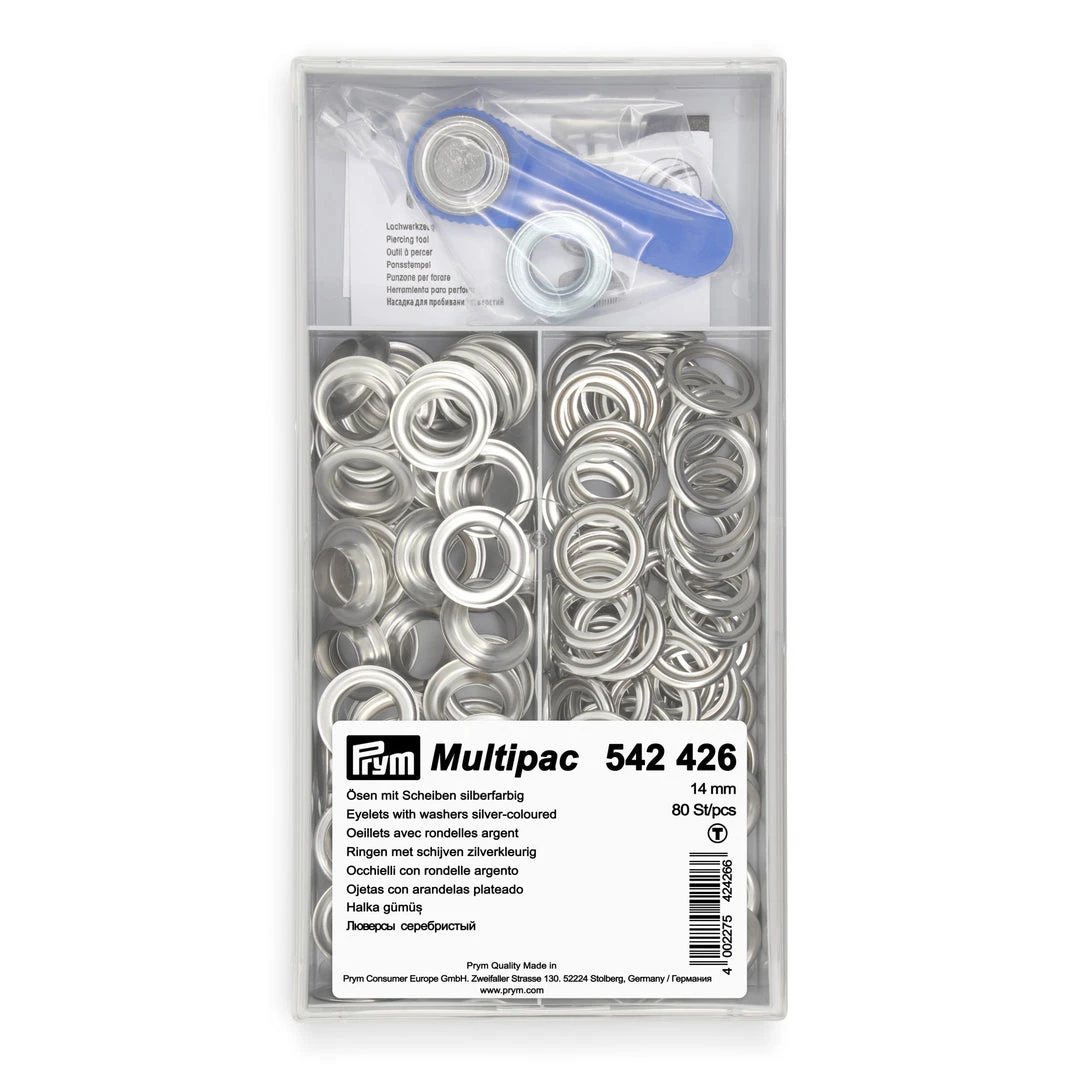 Prym 14 Mm Eyelets With Washers Refill, 80 Pc 7 Prym 14 Mm Eyelets With Washers Refill, 80 Pc