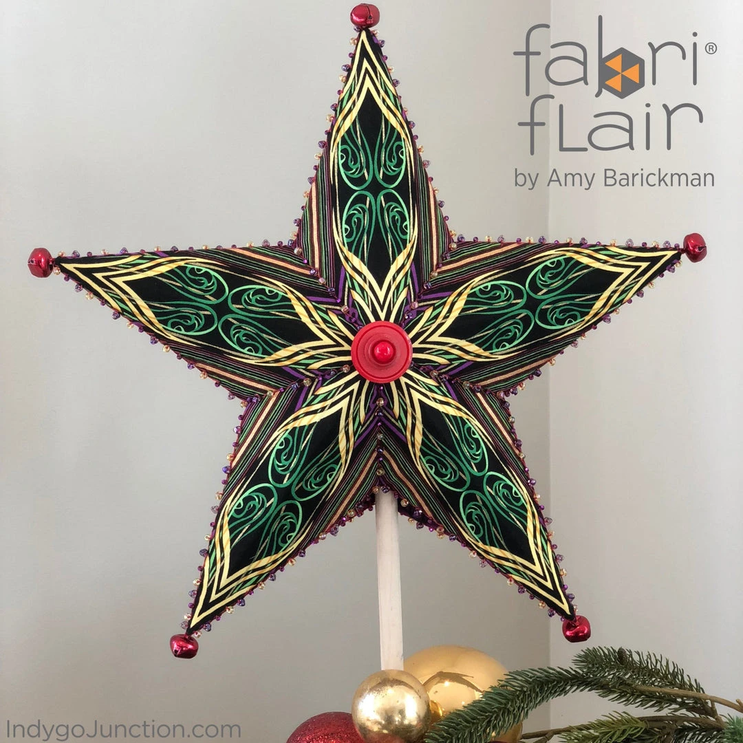 Indygo Junction Crafts & Toys Tree Topper & Ornament Fabriflair Pattern 11 Indygo Junction Crafts & Toys Tree Topper & Ornament Fabriflair Pattern