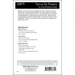 Indygo Junction Recycled Turn-A-Tie Flower Pattern, PDF Download