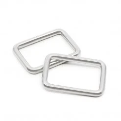 Dritz 1" Rectangle Rings, Nickel, 2 Pc 9 Dritz 1