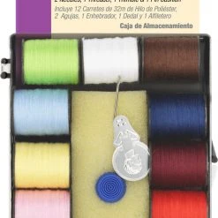 Dritz Sewing Kit With Spools & Storage Box