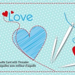 Prym Needles & Accessories Needle Card With Sharps, Darners & Threader