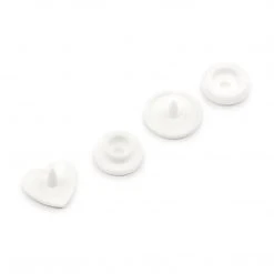 Dritz Plastic Color Heart Snaps, 12 Sets 27 Dritz Plastic Color Heart Snaps, 12 Sets