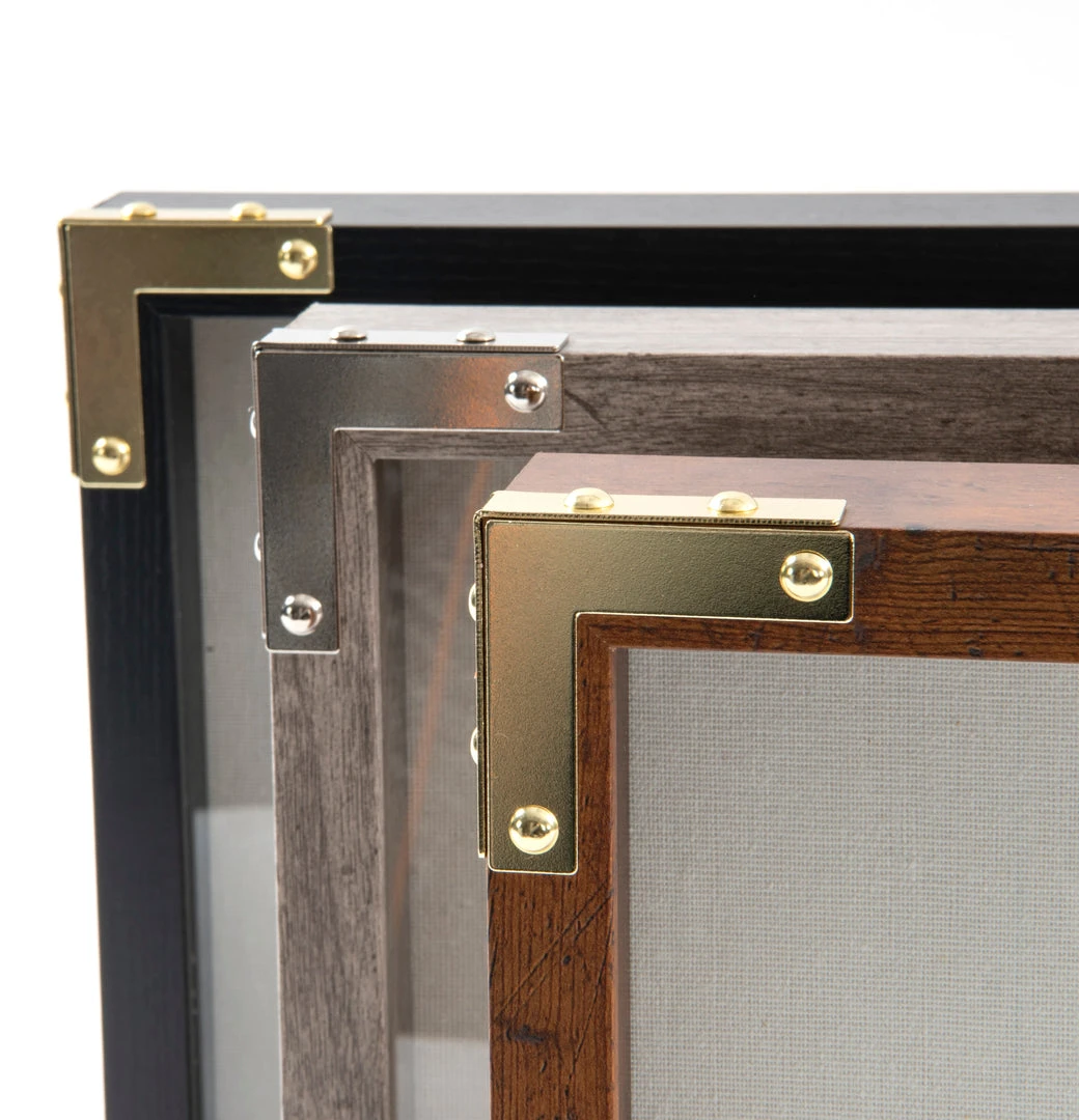 Dritz Smooth Campaign Hardware Corners, Small, 4 Pc 20 Dritz Smooth Campaign Hardware Corners, Small, 4 Pc