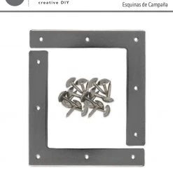 Dritz Smooth Campaign Hardware Corners, Large, 4 Pc