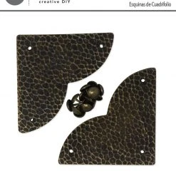 Dritz Textured Quatrefoil Corners, Large, 4pc 21 Dritz Textured Quatrefoil Corners, Large, 4pc