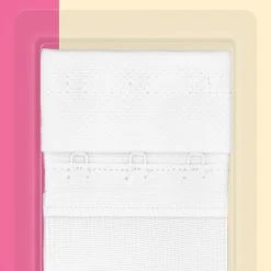 Dritz Soft Bra-Back Repair, White