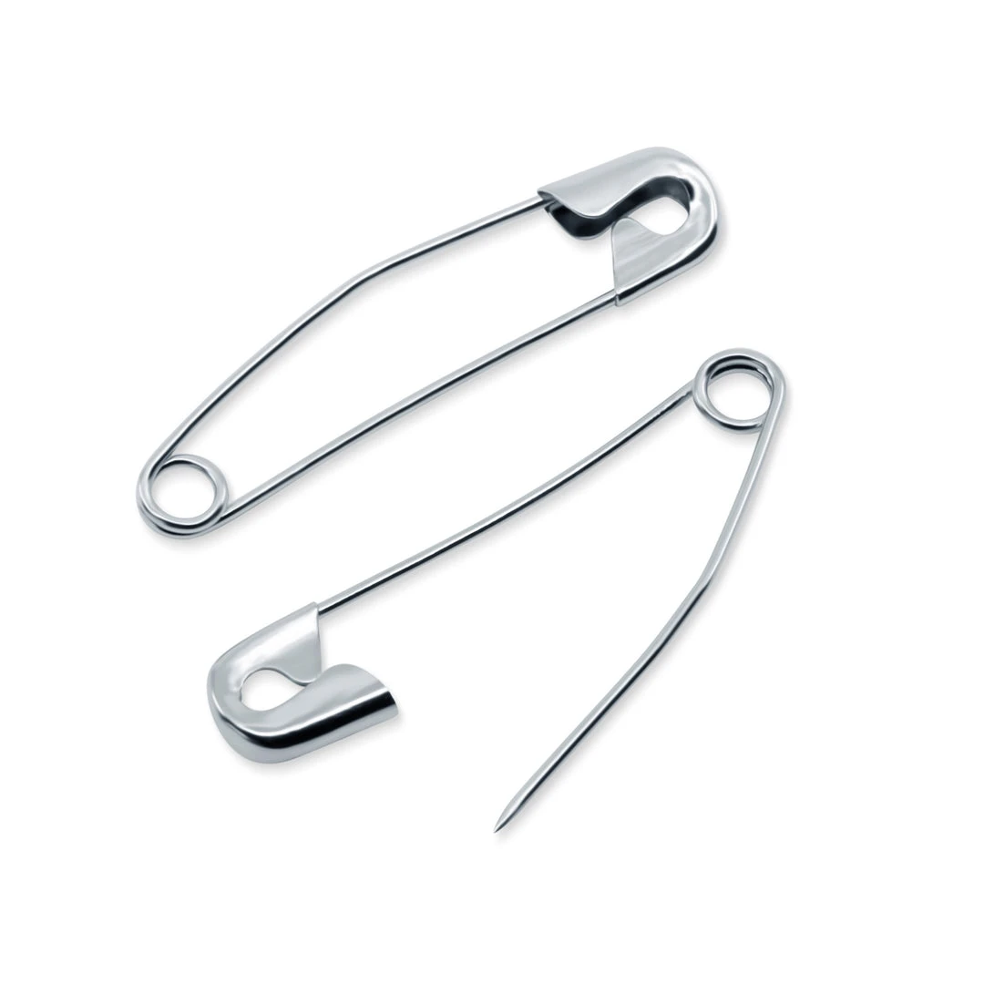 Dritz 1-1/2" Curved Basting Pins, Nickel, 75 Pc 4 Dritz 1-1/2" Curved Basting Pins, Nickel, 75 Pc
