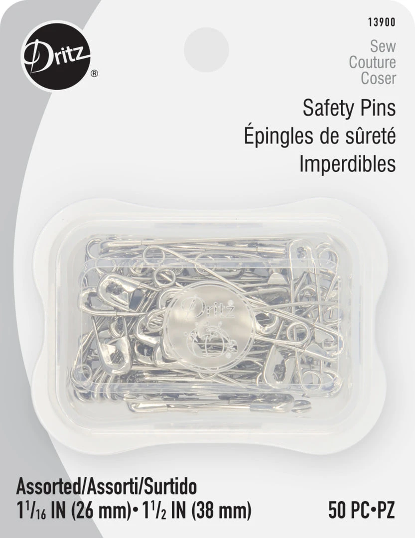 Dritz 1-1/16" Safety Pins, 50 Pc 3 Dritz 1-1/16" Safety Pins, 50 Pc