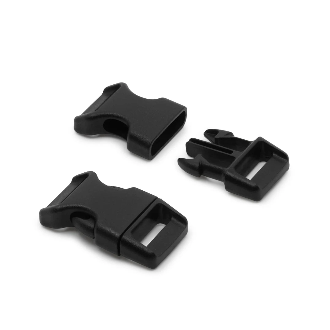 Dritz 5/8" Parachute Buckles, Black, 2 Pc 5 Dritz 5/8" Parachute Buckles, Black, 2 Pc