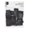 Dritz 1" Parachute Buckles, Black, 12 Pc Bulk Notions