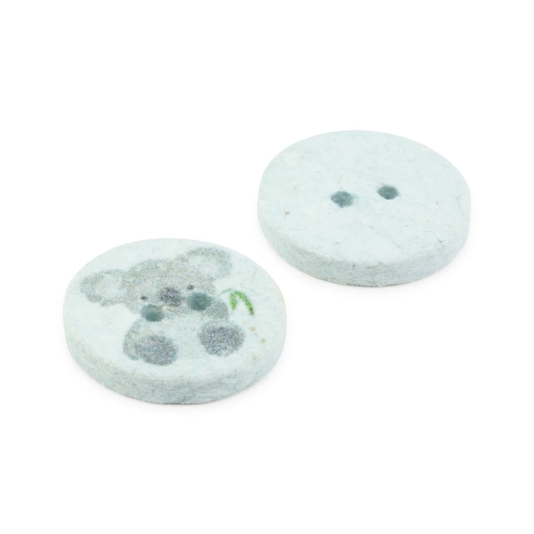 Dritz Recycled Cotton Koala Button, 18mm, 3 Pc 14 Dritz Recycled Cotton Koala Button, 18mm, 3 Pc