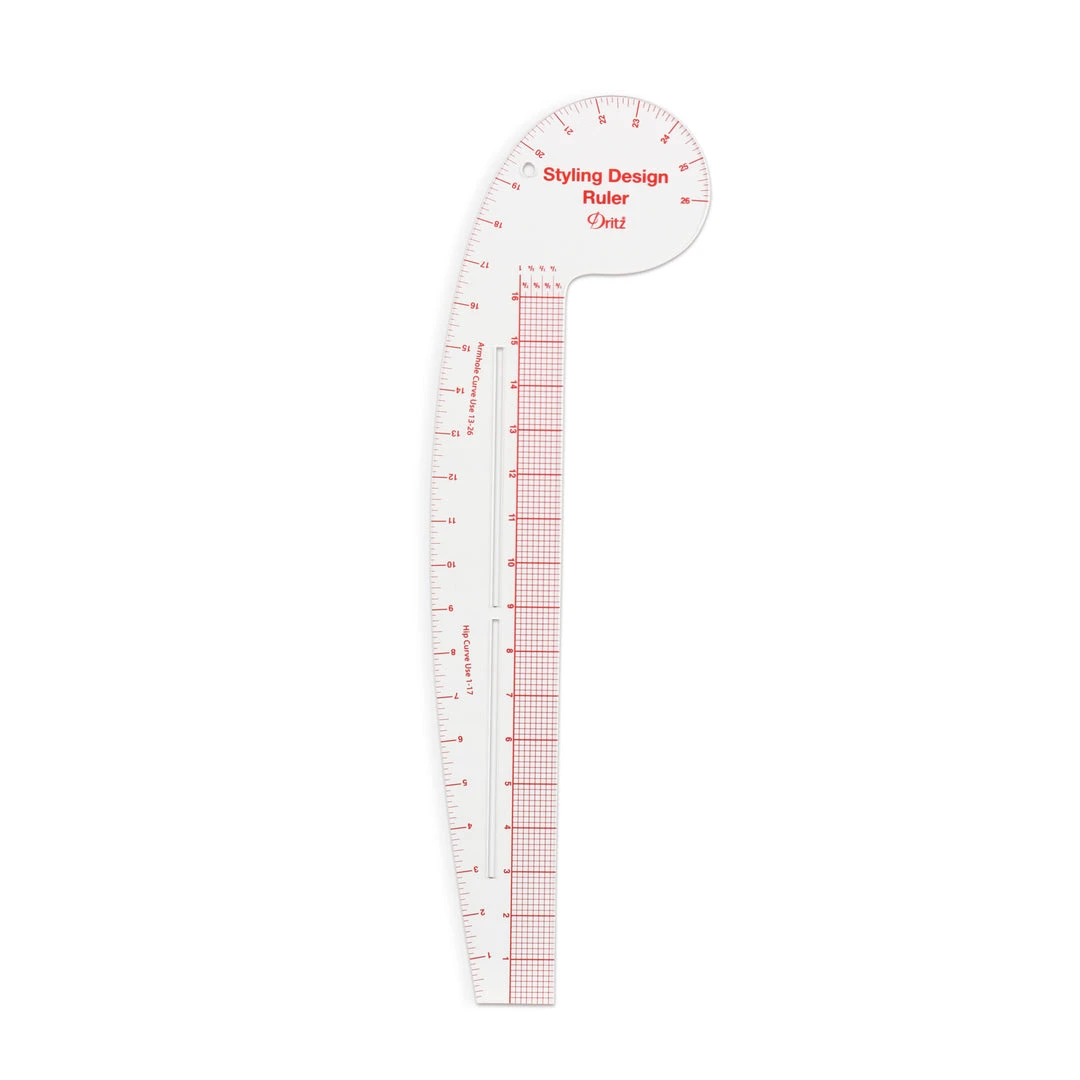 Dritz Measuring Styling Design Ruler 6 Dritz Measuring Styling Design Ruler