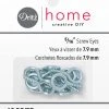 Dritz 5/16" Screw Eyes, Silver, 12 Pc