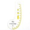 Dritz 12" Curve Ruler With How-To Illustrations Measuring