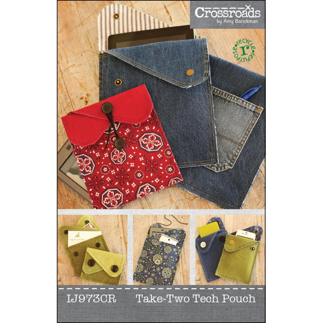 Indygo Junction Take-Two Tech Pouch Pattern, PDF Download Purses & Accessories 3 Indygo Junction Take-Two Tech Pouch Pattern, PDF Download Purses & Accessories