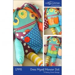 Indygo Junction Crafts & Toys Dress Myself Monster Doll Pattern
