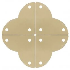 Dritz Smooth Quatrefoil Corners, Small, 4 Pc