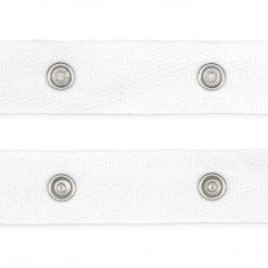 Dritz Snap Tape With Metal Snaps, White, 12 Yd