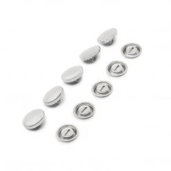 Dritz Half Ball Cover Buttons, Nickel Buttons & Cover Buttons